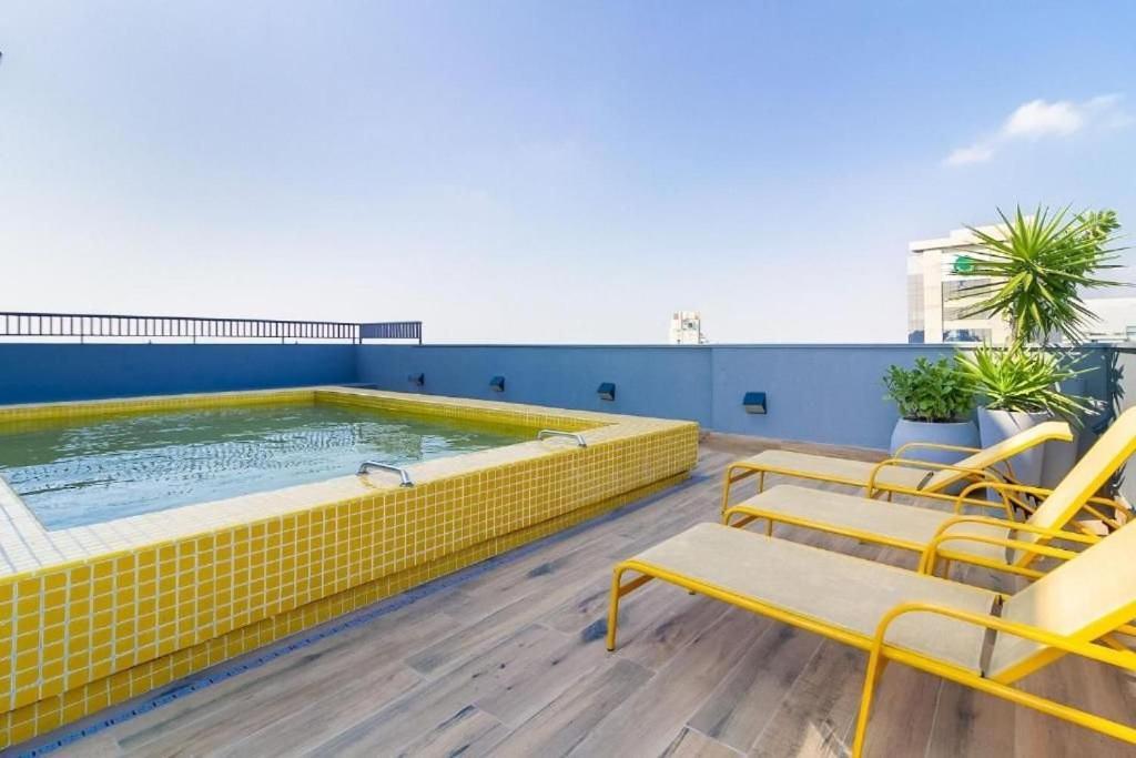 Oasis Urbano: Studio Deslumbrante Com Piscina Na Cobertura By Dabra House- Vn 03 Сан-Паулу Екстер'єр фото